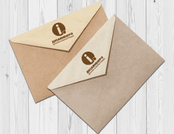 конверты с логотипом