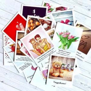 Печать на открытках, заказать печать фото на открытках - цены в Москве